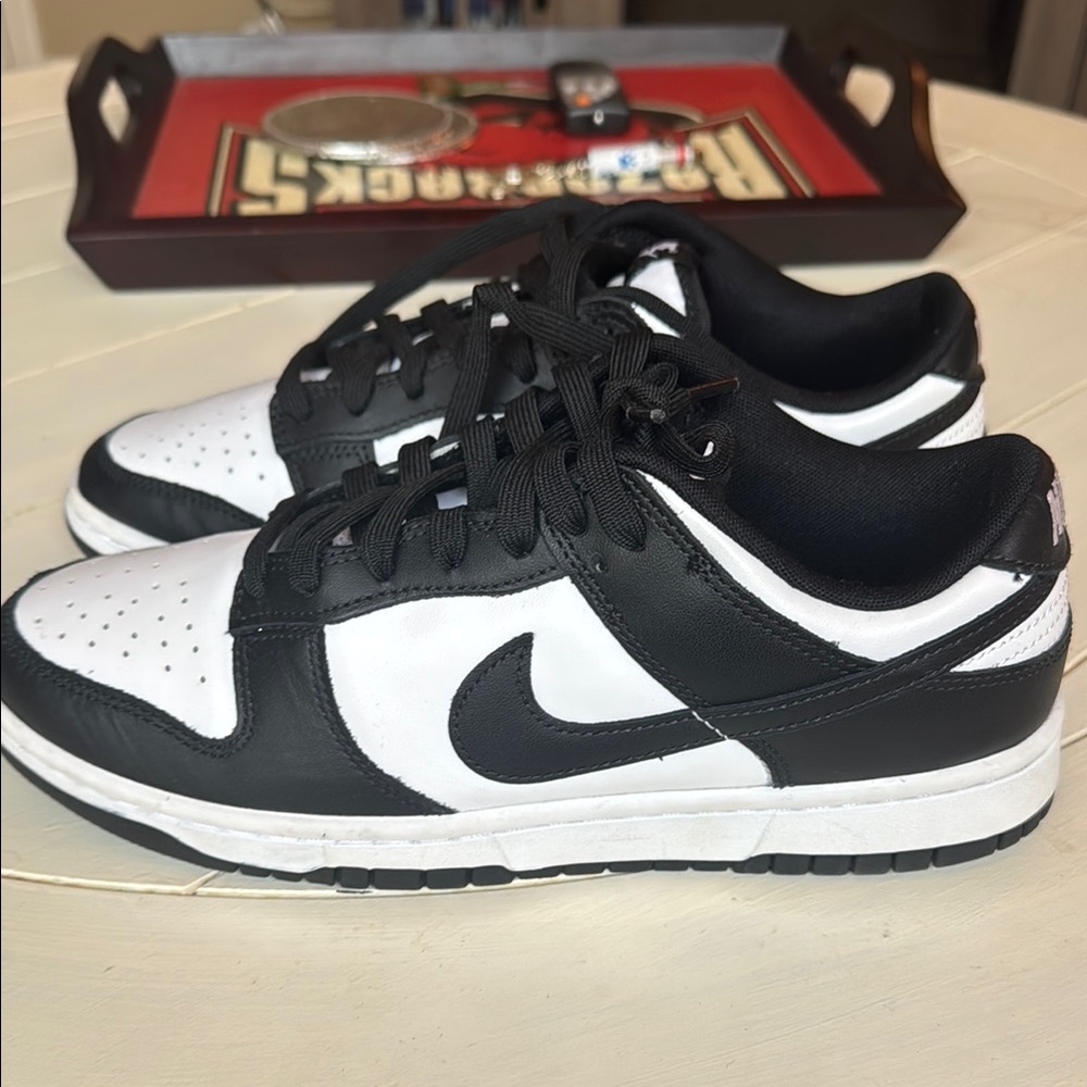 Nike Black and White Low-Top Sneakers